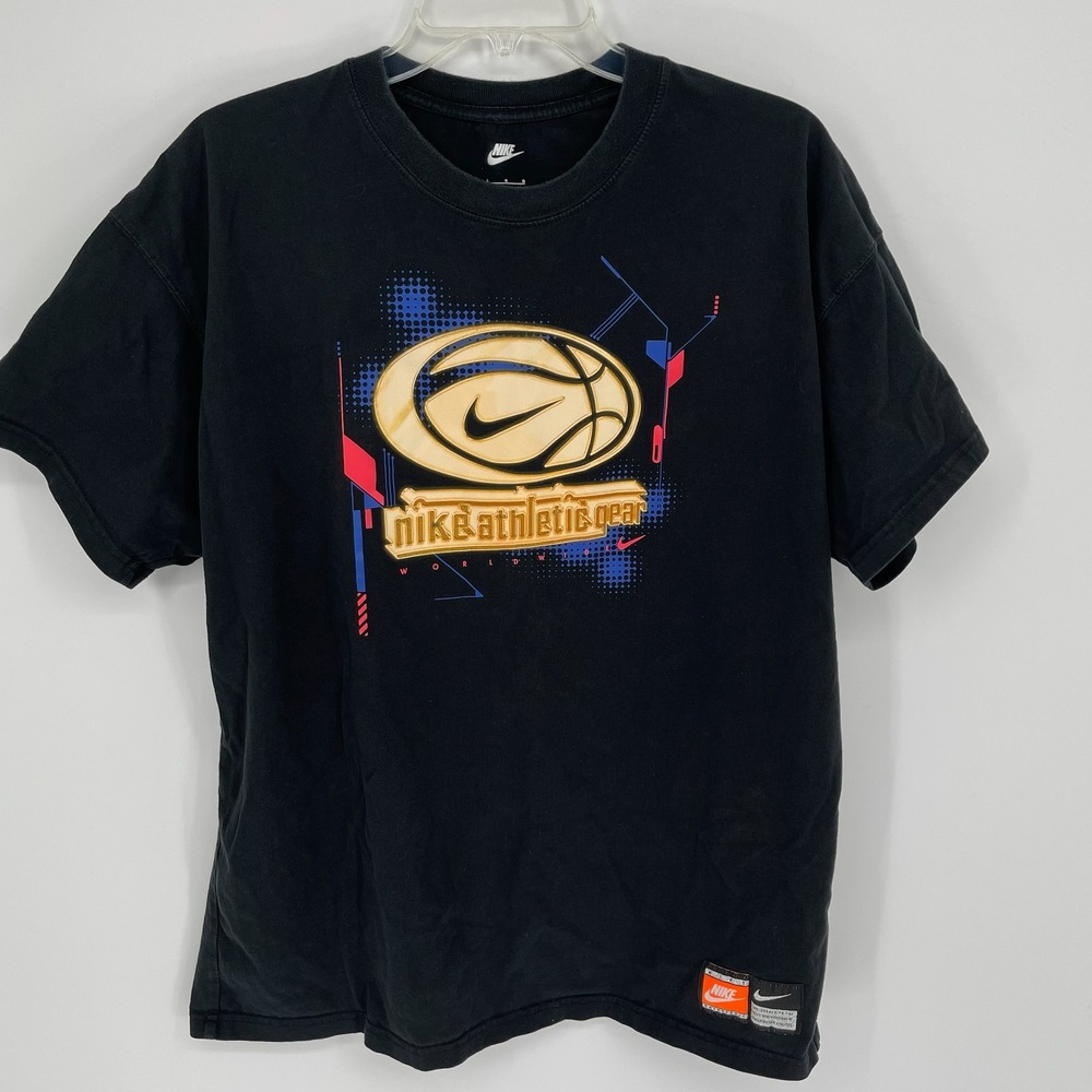 Nike‎ Men's Black Basketball Graphic Athletic Gear T-Shirt Size Large